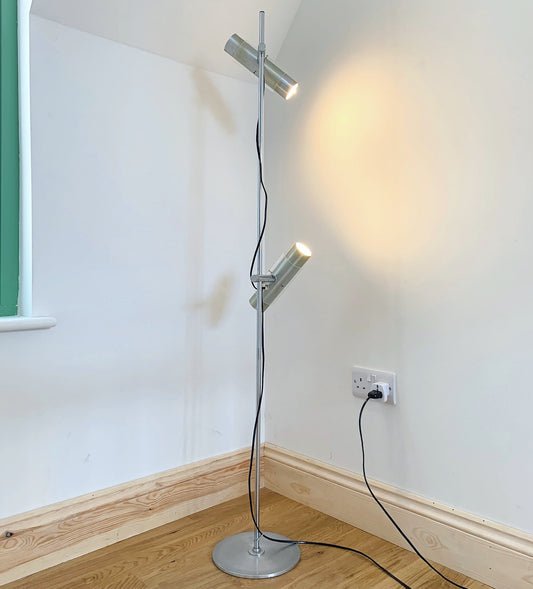 A Vintage Danish Floor Lamp Goes To Live At The English Seaside