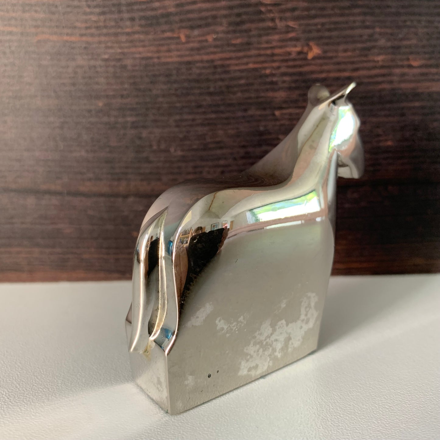 Vintage Dansk Silver Horse Paperweight Boxed Danish Designs Gifts