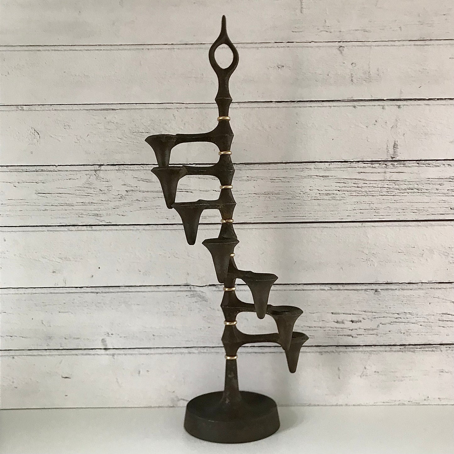Dansk Designs Quistgaard Iron Candle Tree Candelabra Danish Modern Brutalist