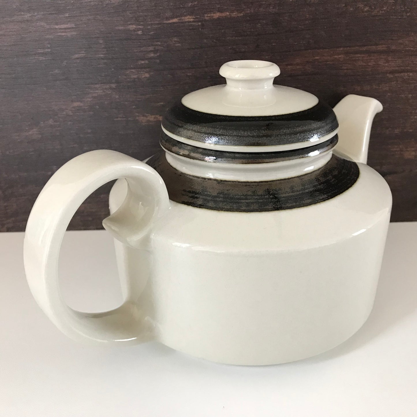 Vintage Arabia Finland Karelia Ceramic Teapot Creamer 1970s Mid Century Pottery