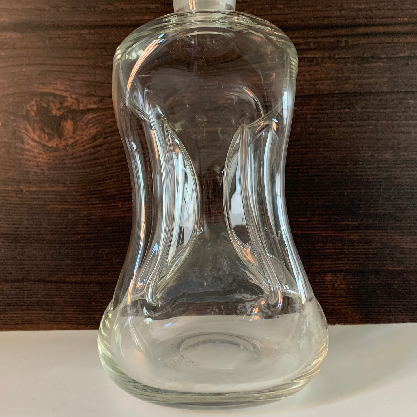 Vintage Holmegaard Danish Kluk ‘King’ Glass Decanter Glug Bottle Carafe Gifts