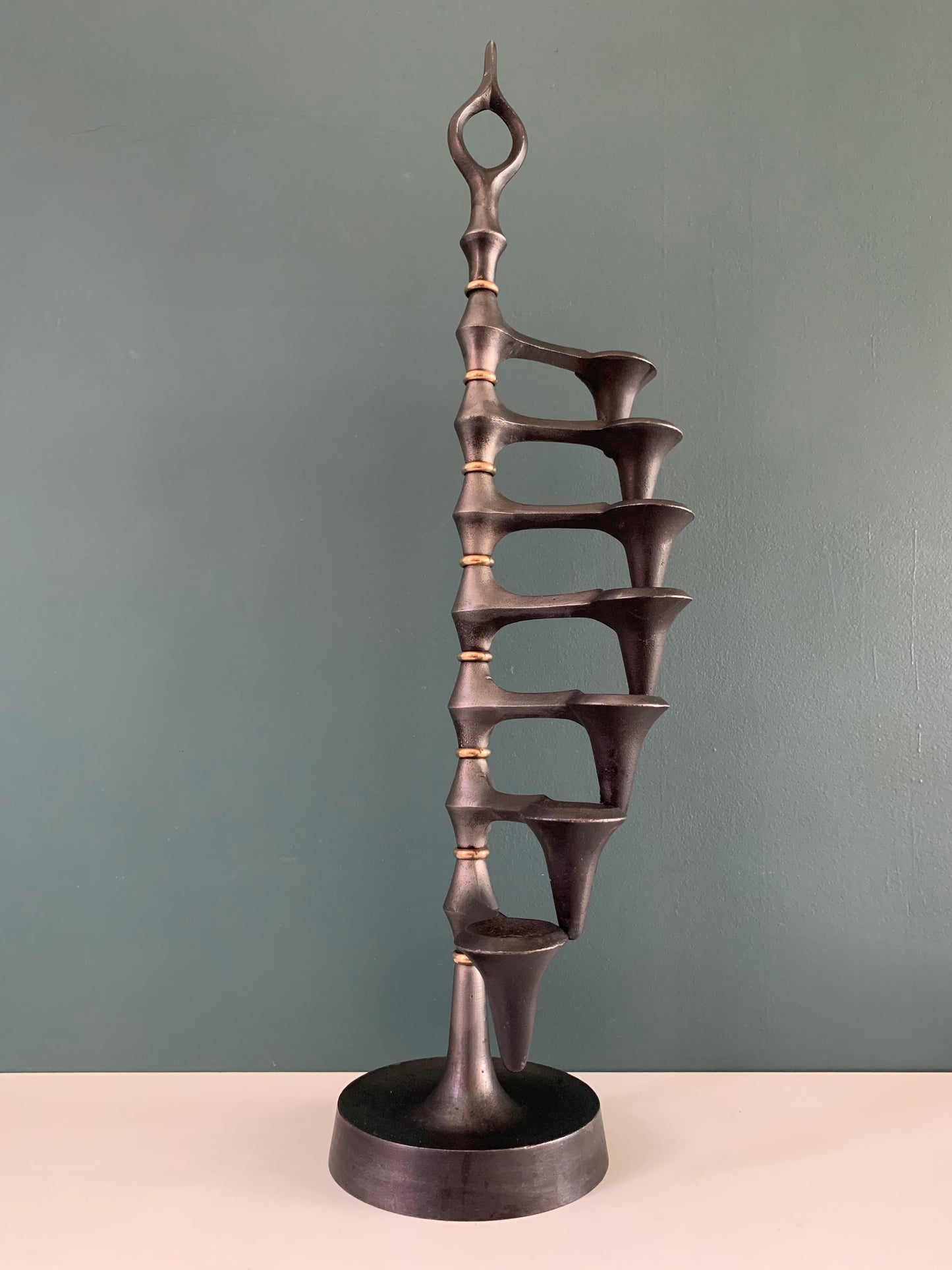 Dansk Designs Quistgaard Iron Candle Tree Candelabra Danish Modern Brutalist