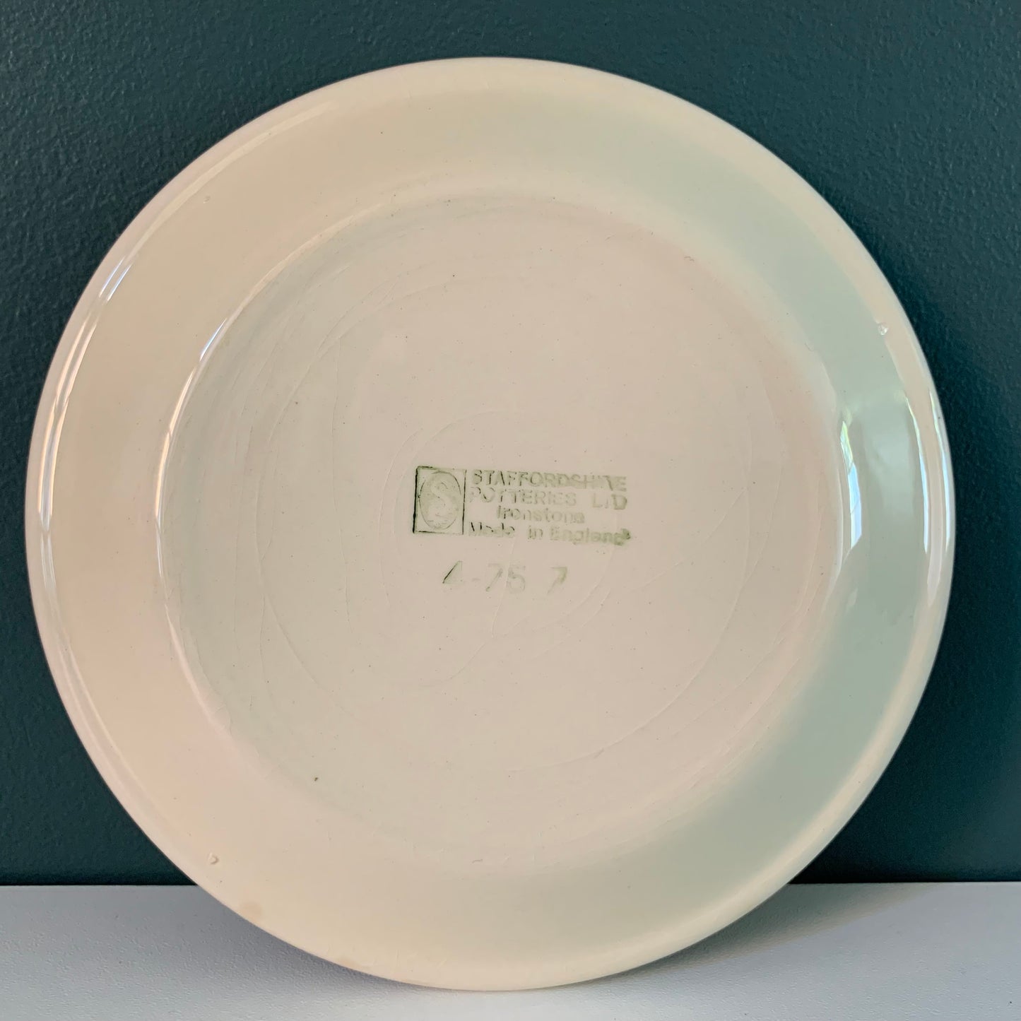 Staffordshire Potteries Ceramic ‘Trio’ Tea/Coffee Cup & Side Plate British English 1960s 1970s Gifts Presents