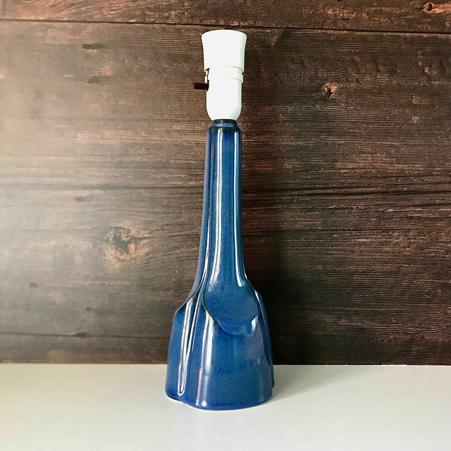 Soholm Pottery Wedgwood Blue Danish Table Lamp 1960s Retro Scandinavian 940