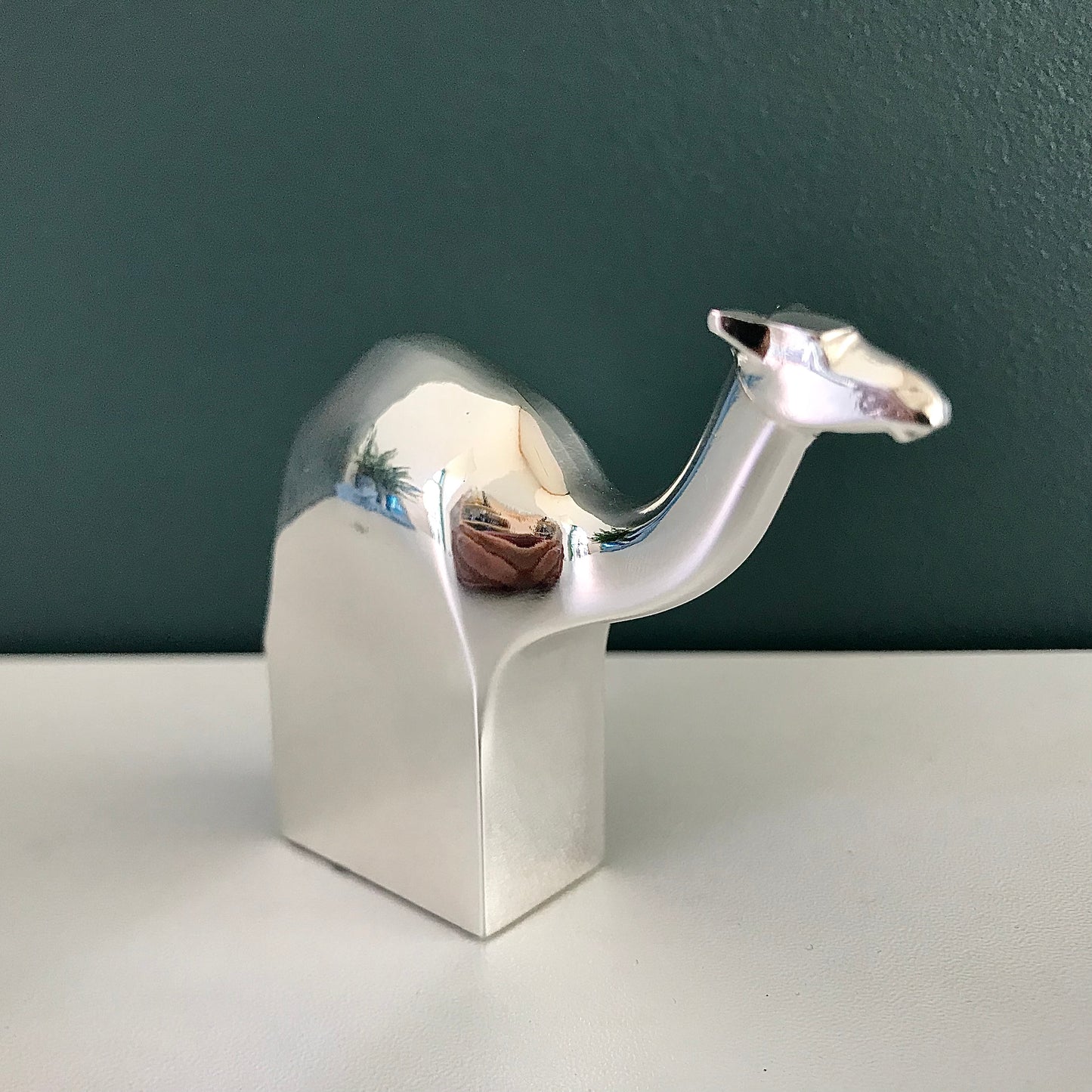 Dansk Designs Boxed Camel Silver Paperweight Danish Office Job Gifts Presents Retro