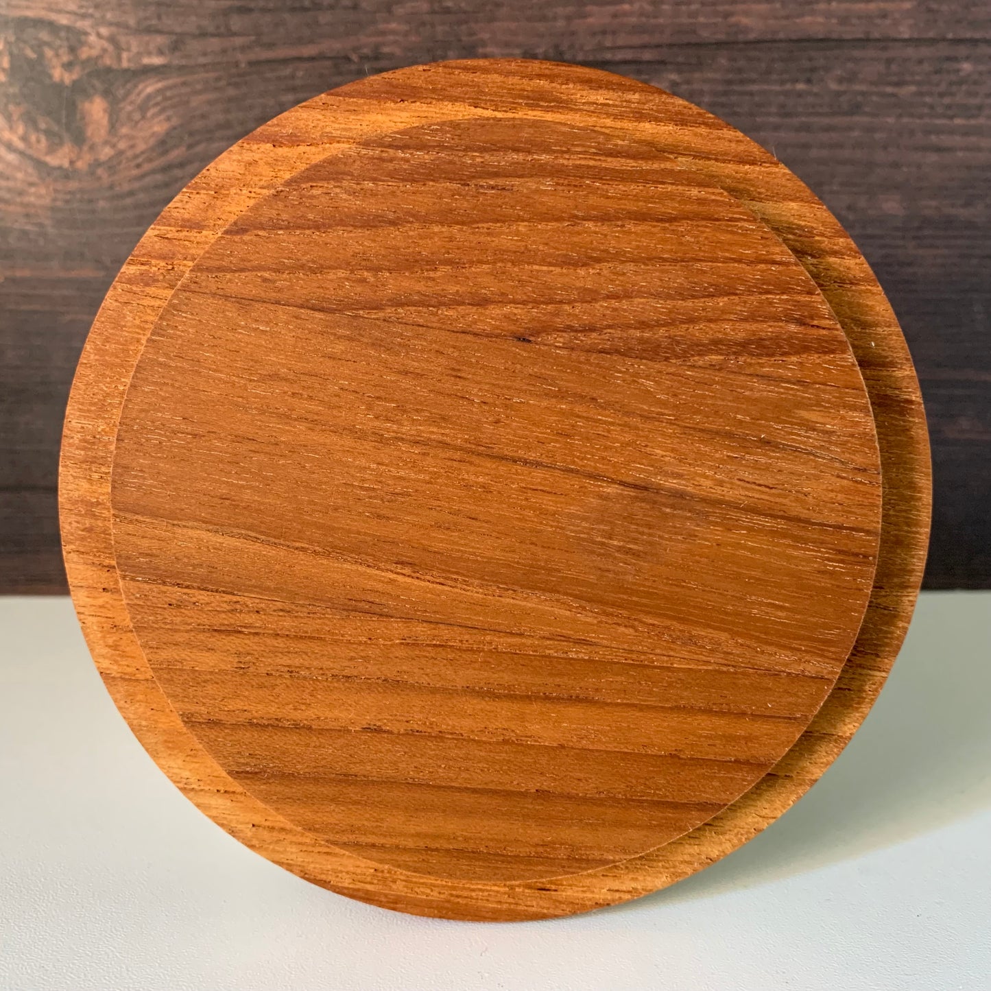 Vintage Knabstrup Danish Teak Lidded Ceramic Herring Dish Scandinavian Pottery