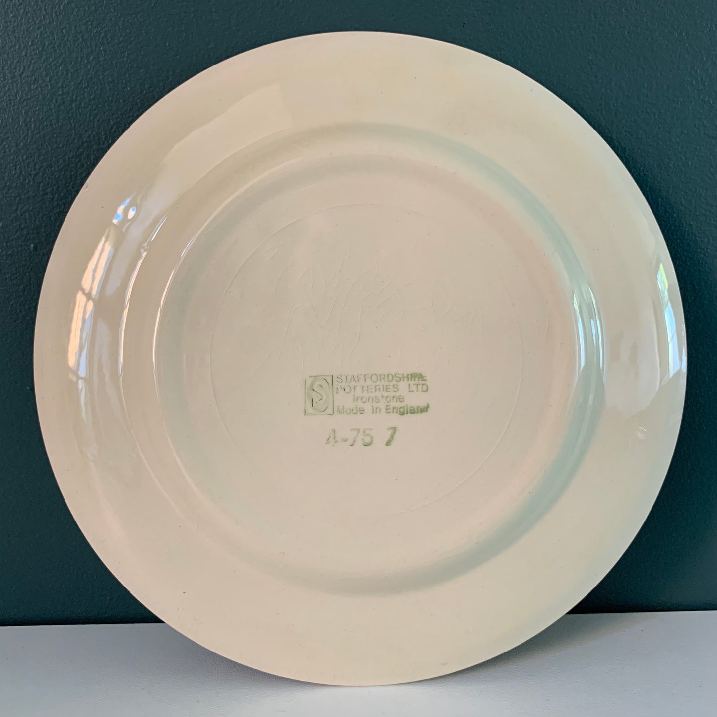 Staffordshire Potteries Ceramic ‘Trio’ Tea/Coffee Cup & Side Plate British English 1960s 1970s Gifts Presents