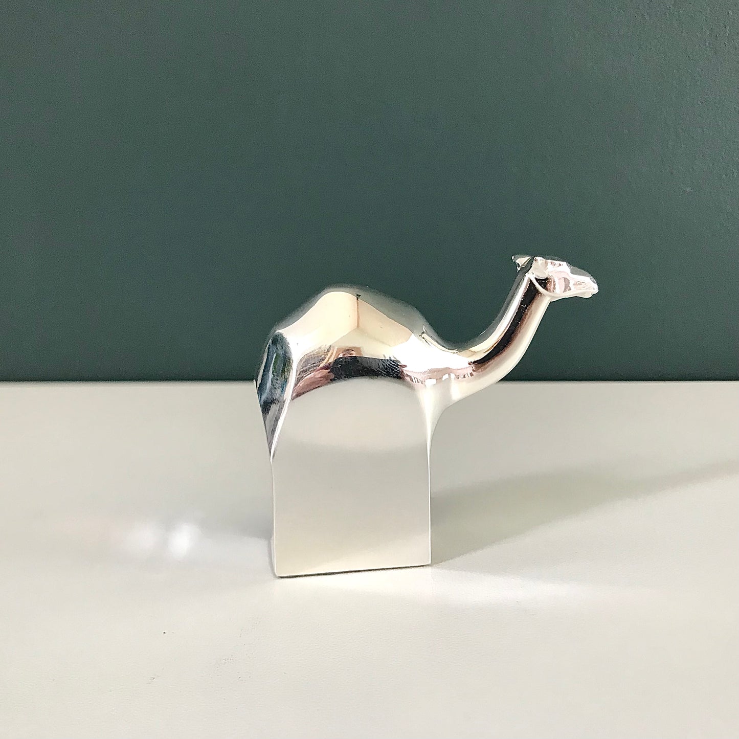 Dansk Designs Boxed Camel Silver Paperweight Danish Office Job Gifts Presents Retro