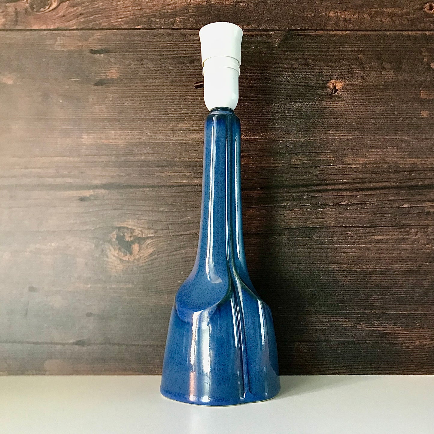 Soholm Pottery Wedgwood Blue Danish Table Lamp 1960s Retro Scandinavian 940