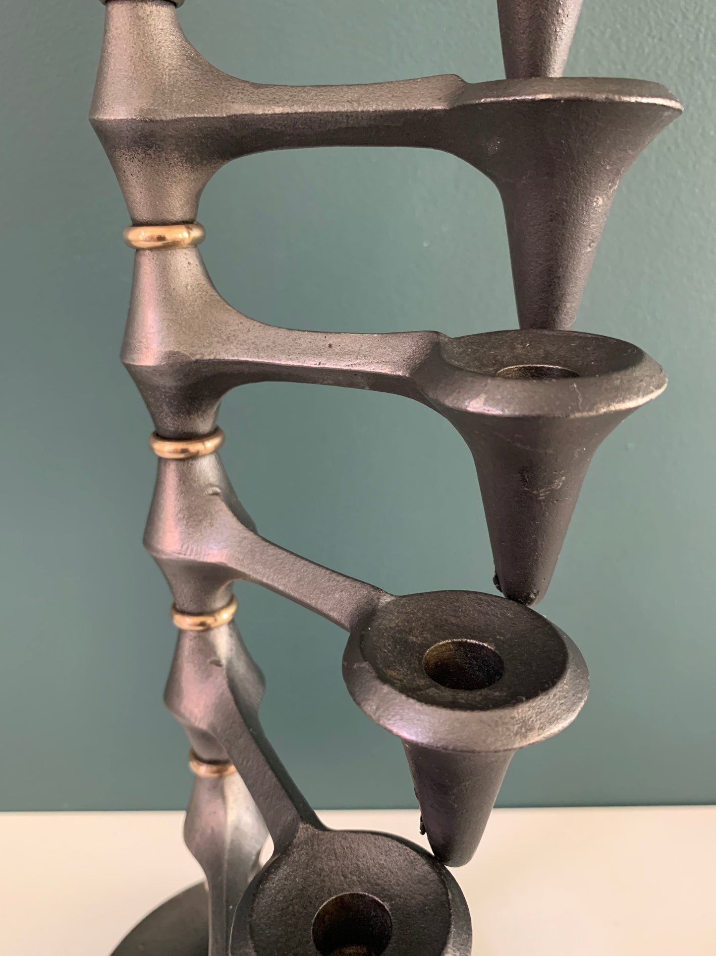 Dansk Designs Quistgaard Iron Candle Tree Candelabra Danish Modern Brutalist