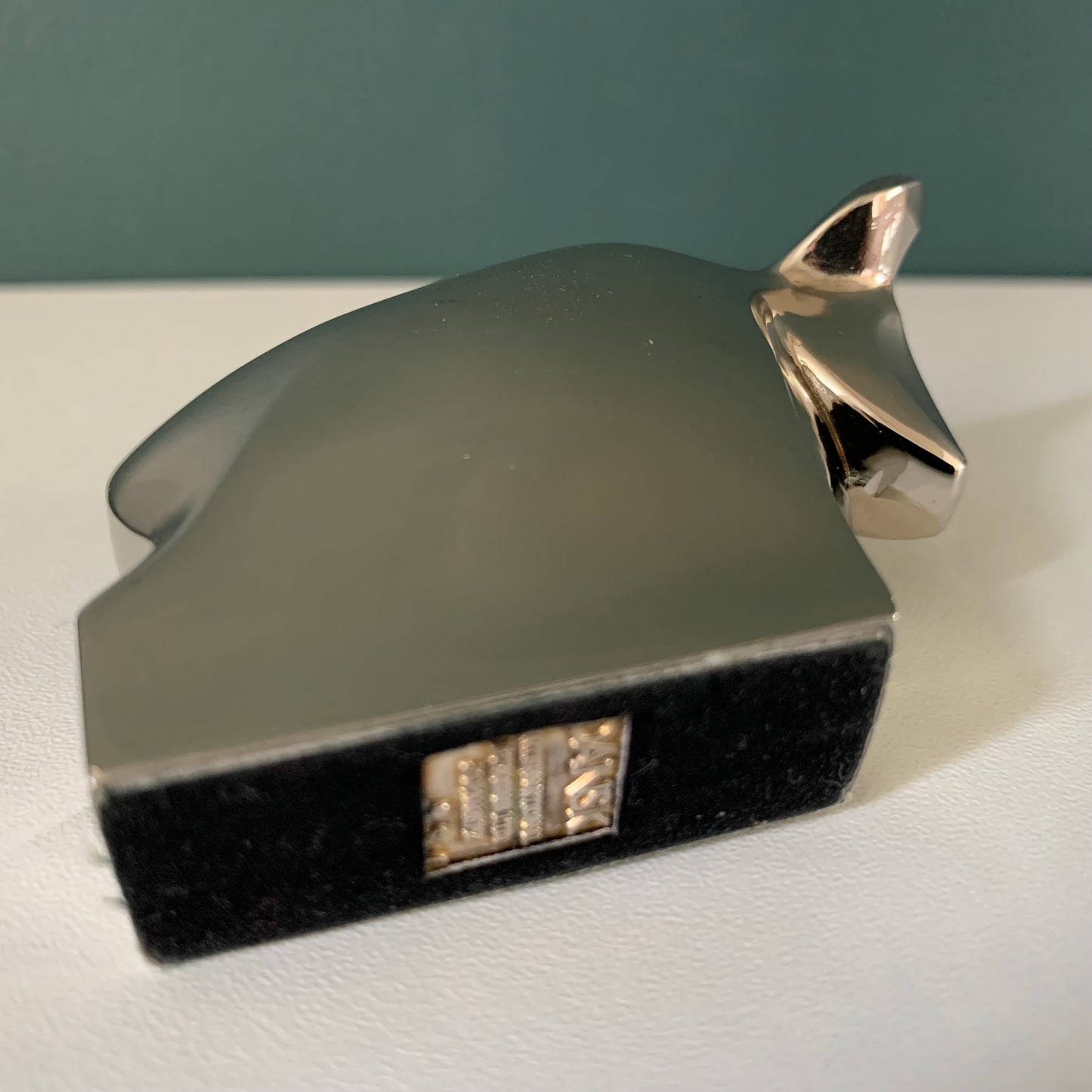Dansk Designs Boxed Silver Plated Bull Paperweight Danish Swedish Vintage Office Work Gifts Presents