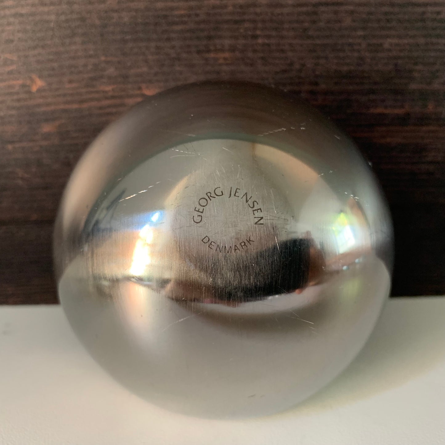 Georg Jensen Bloom Steel Tealight Candle Holders (Pair) Danish Design