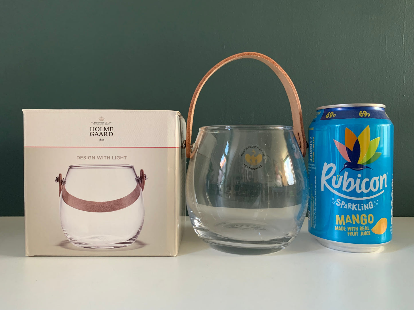 Holmegaard Danish Design With Light Glass Dish