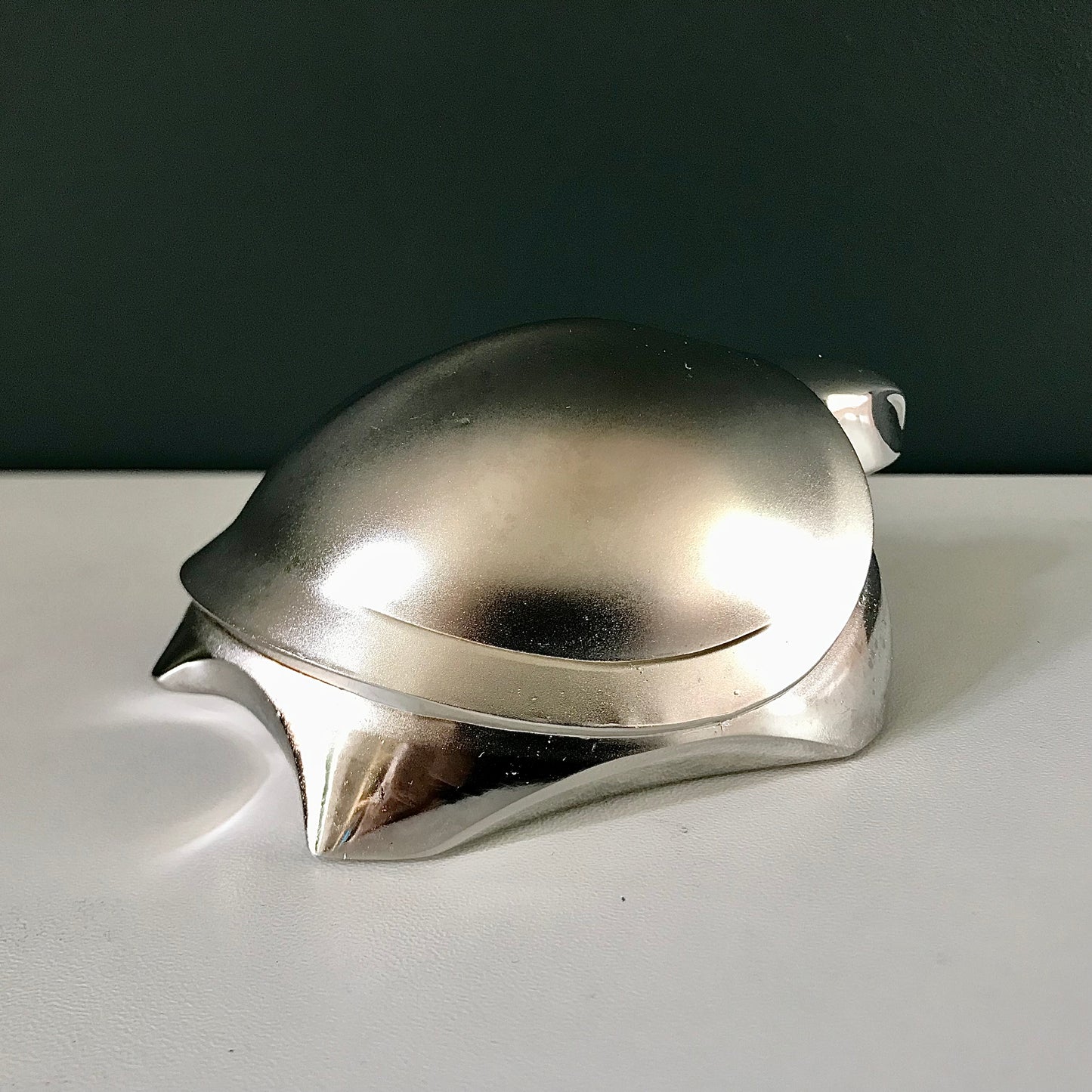Dansk Designs Boxed Silver Turtle Tortoise Paperweight Vintage Danish Retro Scandinavian Animal Lovers Gifts Present