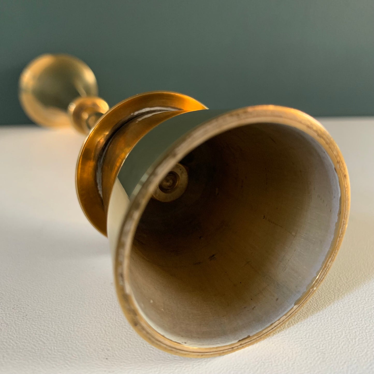 Vintage Danish Brass Candle Sticks Holder Quistgaard Retro 1950s 1960s Scandinavian