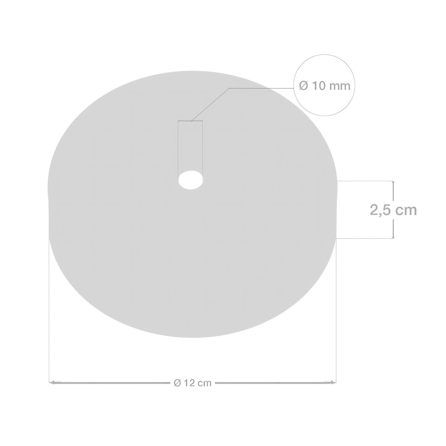 High Quality Round Metal Ceiling Rose Canopy For Pendant Lamps