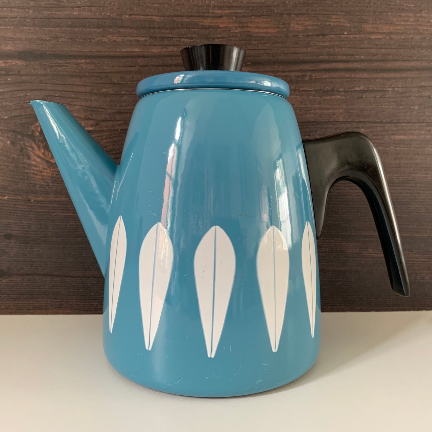 Cathrine Holm Blue Lotus Tea Coffee Pot 1960s Norwegian Scandinavian Scandi Style Design