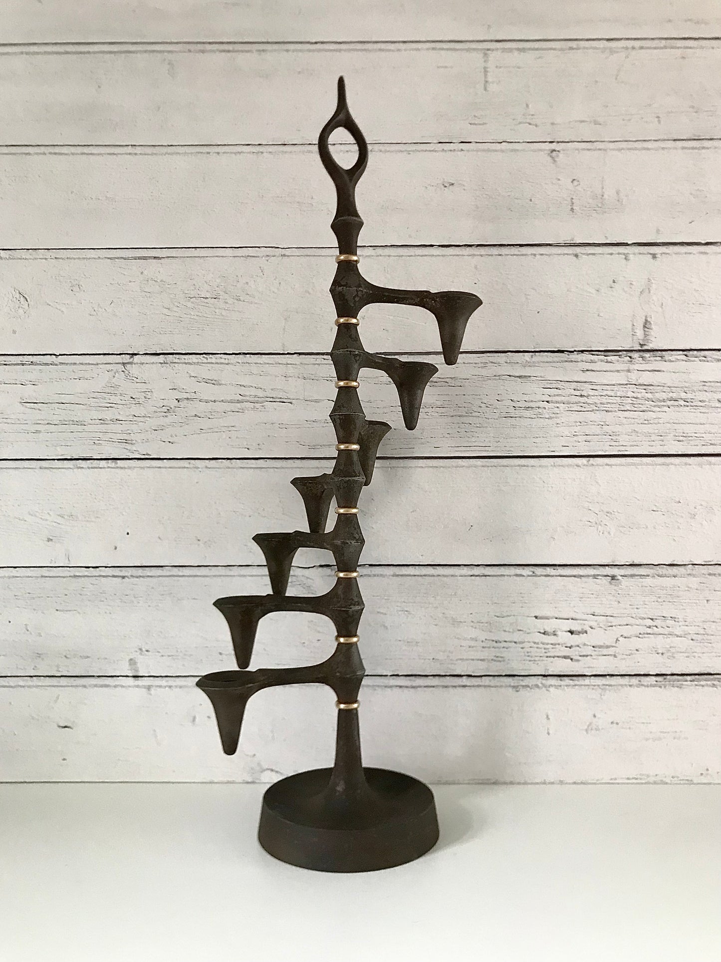 Dansk Designs Quistgaard Iron Candle Tree Candelabra Danish Modern Brutalist