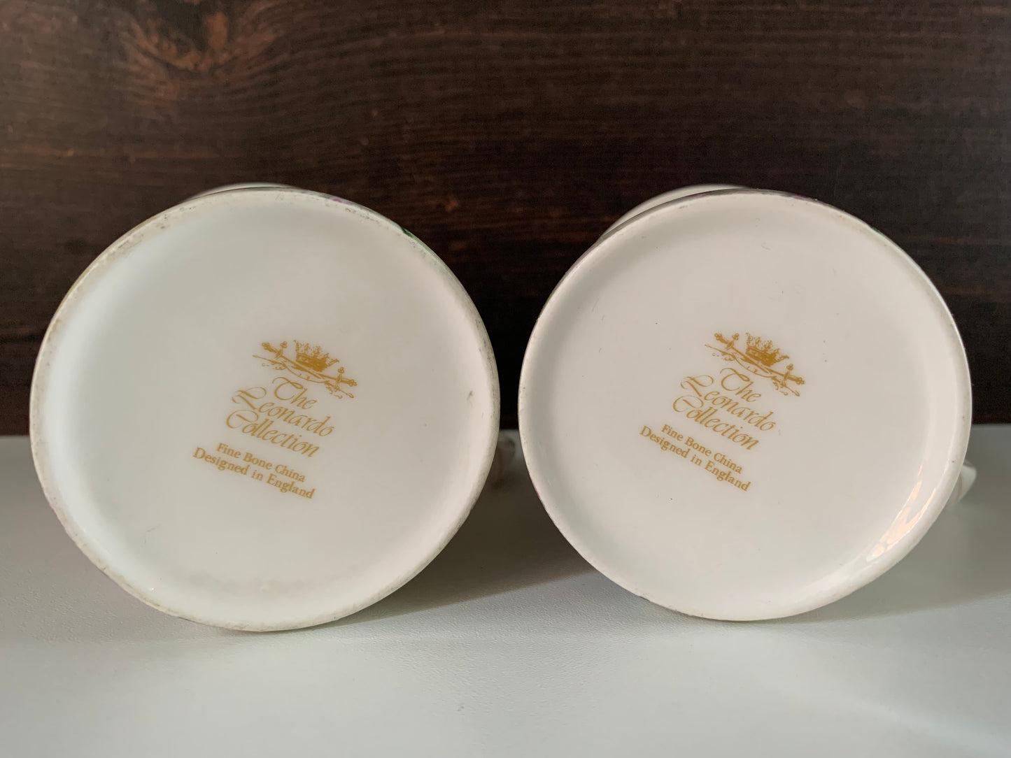 Vintage Fine Bone China Floral Cups Mugs