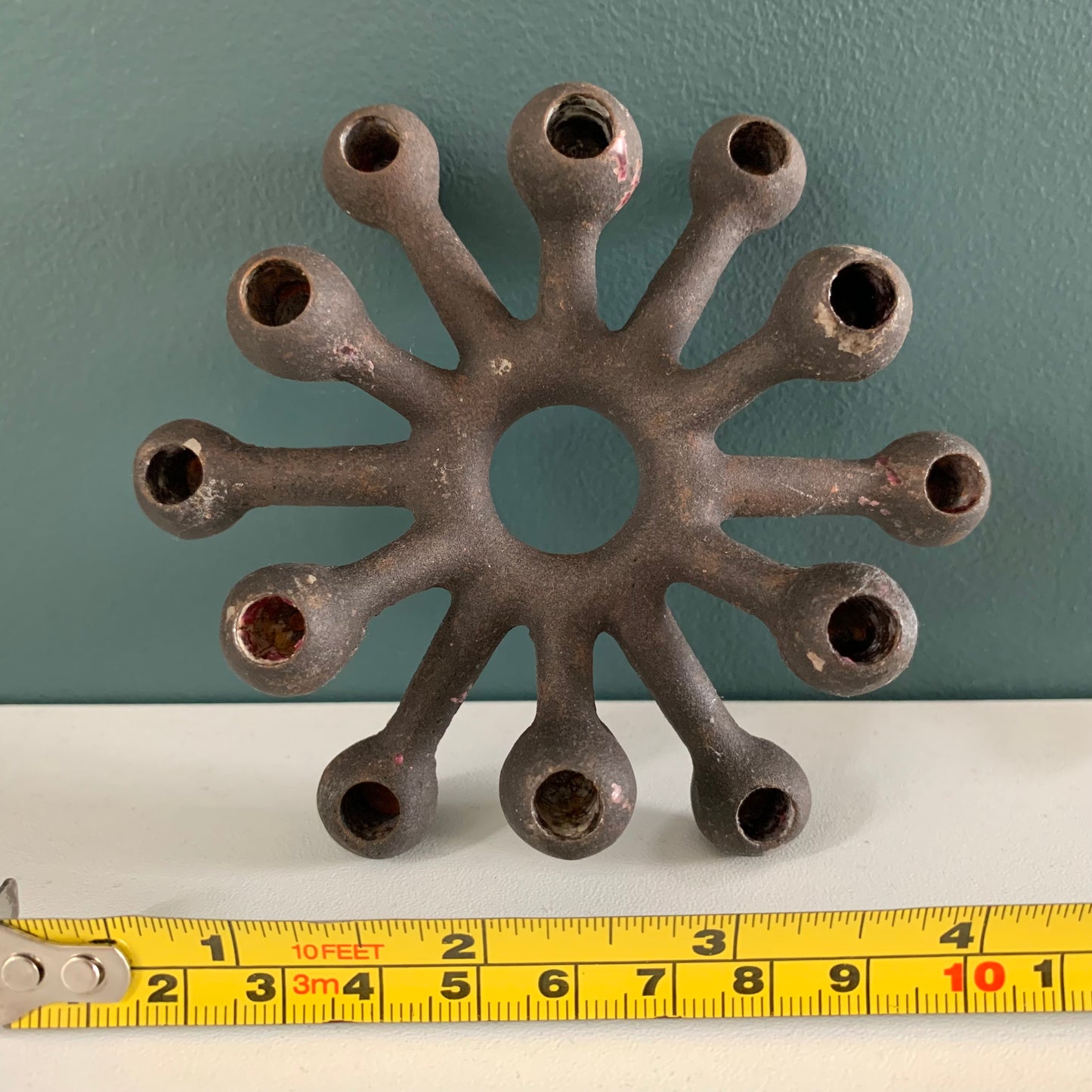 Dansk Designs Iron Atom Spider Candle Holder Quistgaard Danish Modern Brutalist
