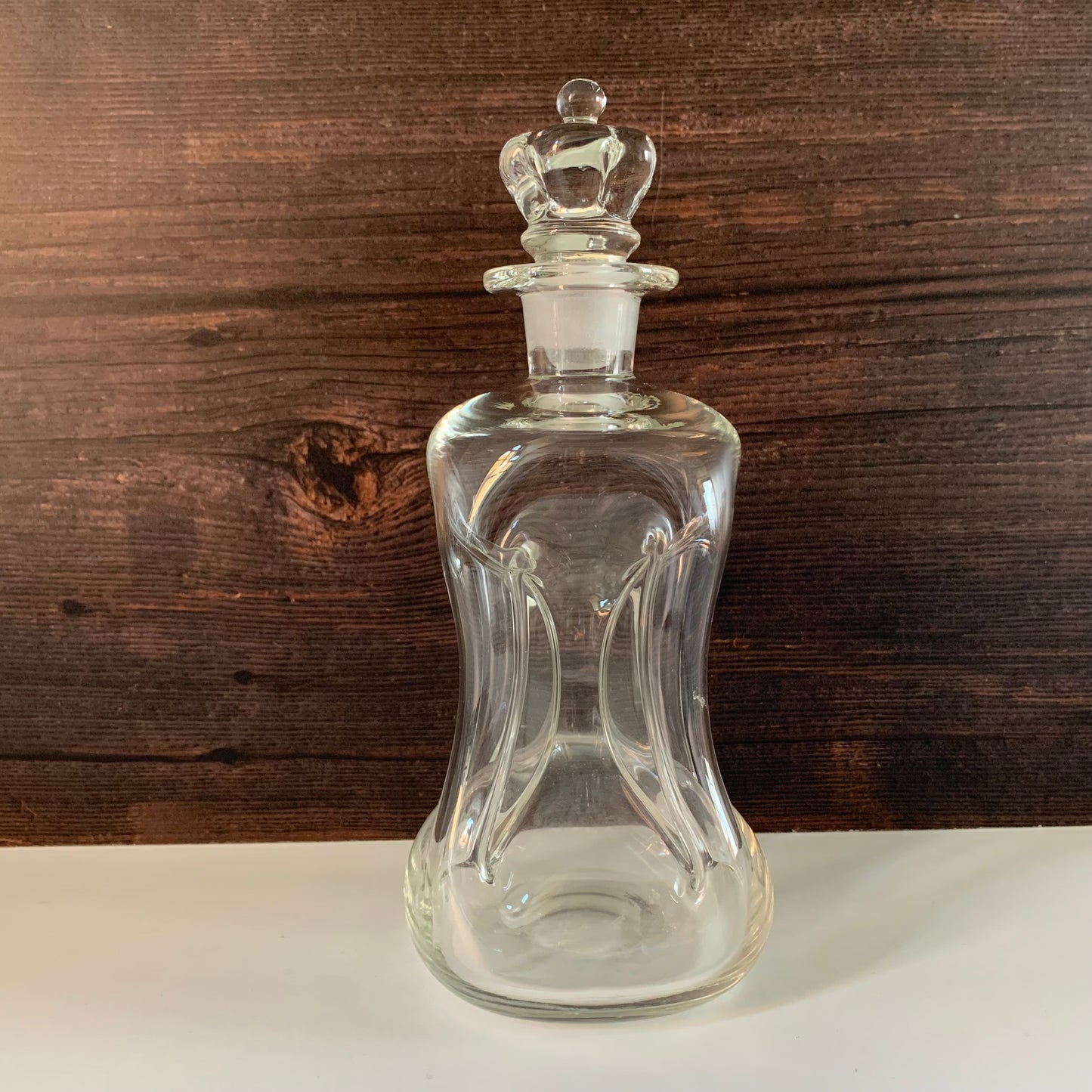 Vintage Holmegaard Danish Kluk ‘King’ Glass Decanter Glug Bottle Carafe Gifts