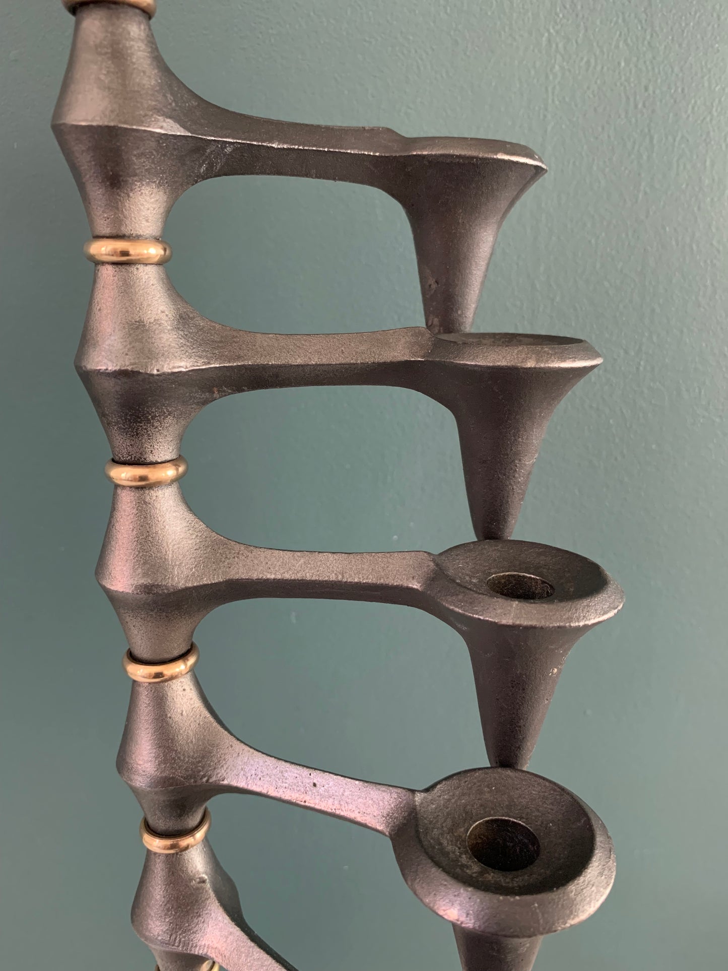 Dansk Designs Quistgaard Iron Candle Tree Candelabra Danish Modern Brutalist