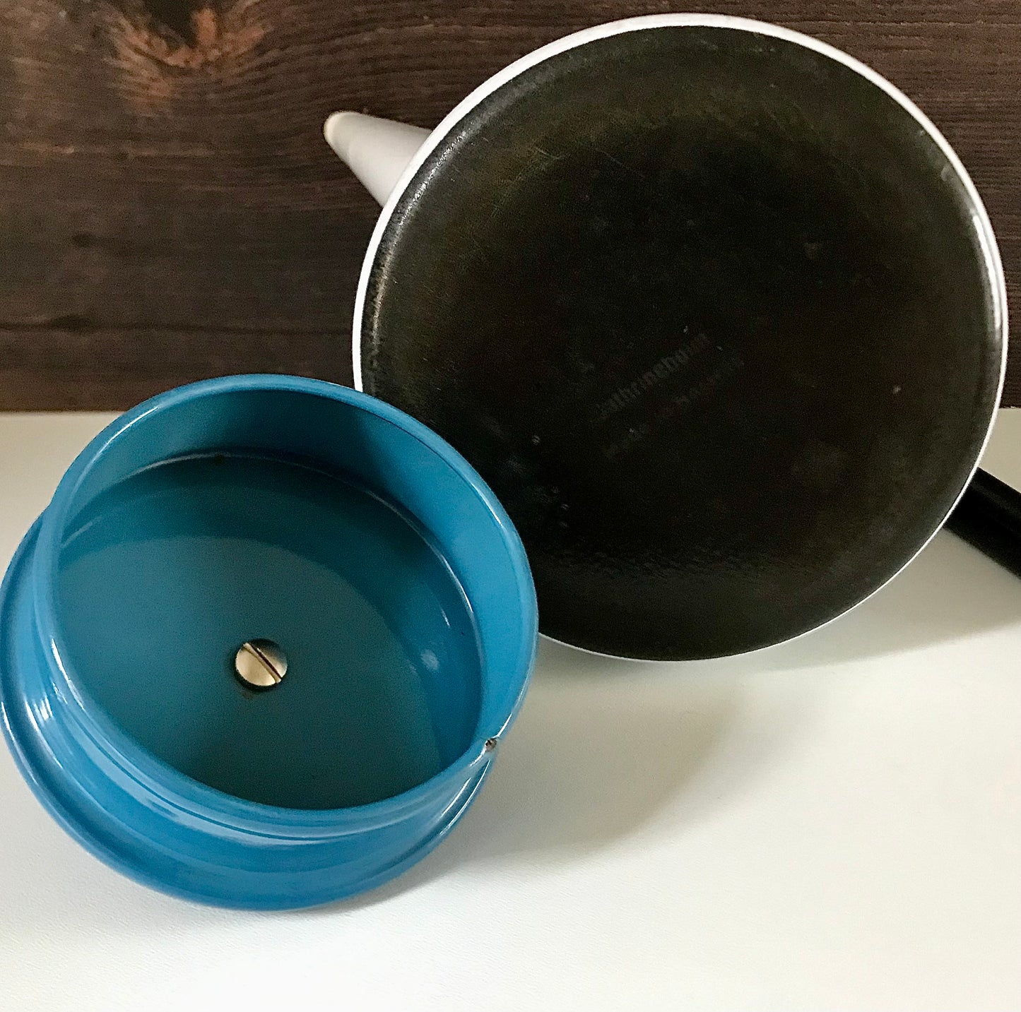 Cathrine Holm Blue Lotus Tea Coffee Pot 1960s Norwegian Scandinavian Scandi Style Design