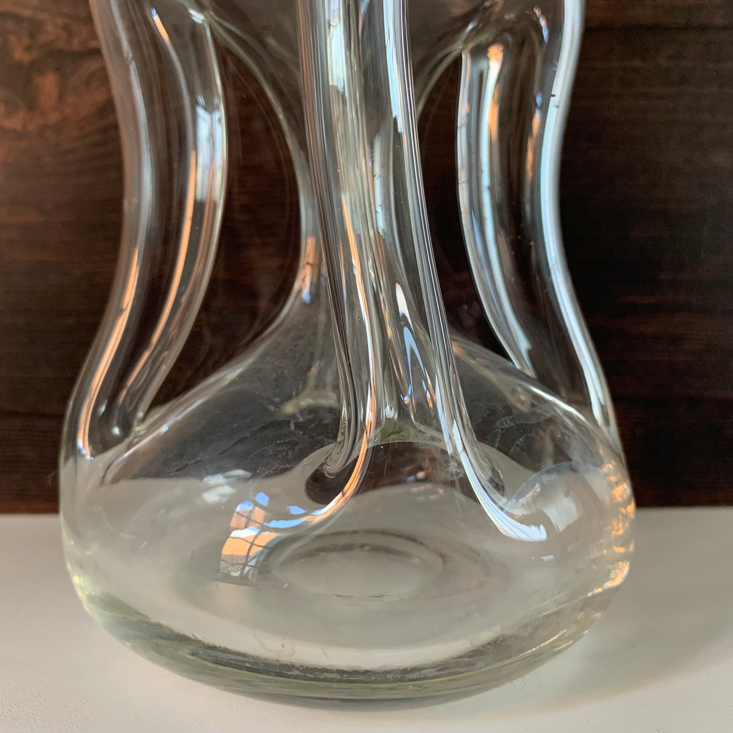 Vintage Holmegaard Danish Kluk ‘King’ Glass Decanter Glug Bottle Carafe Gifts