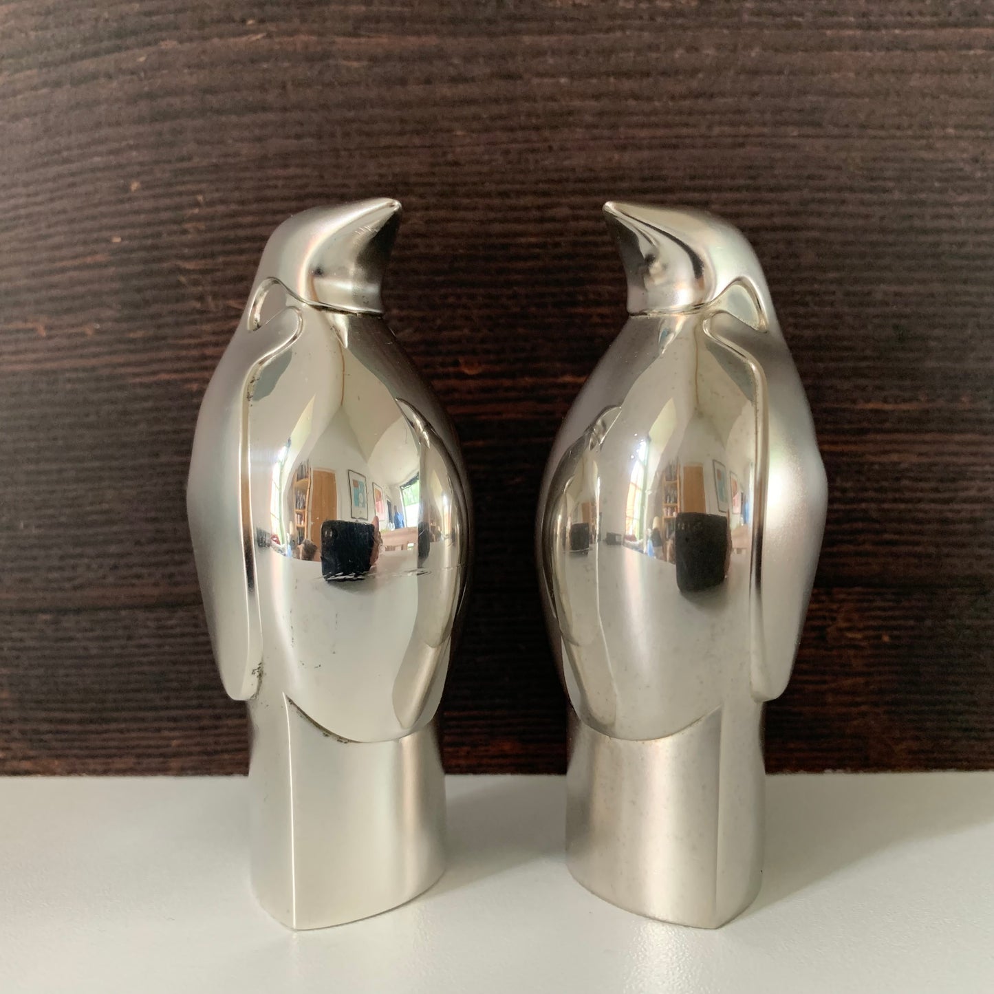 Dansk Designs Silver Penguin Paperweight Danish Swedish Home Office Work Gift Present R