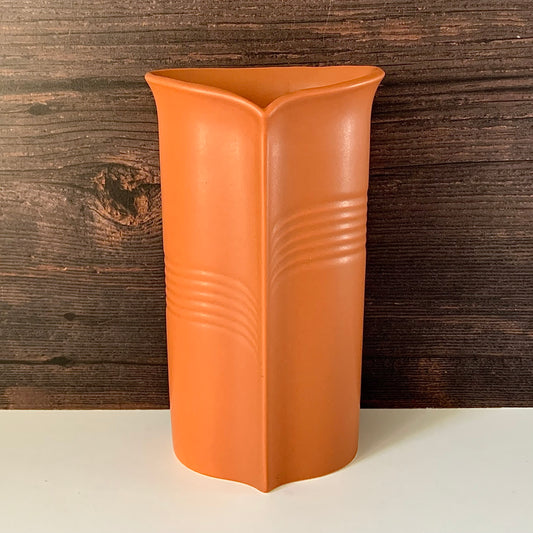 Soholm Pottery Terracotta Orange Danish Vase Vintage Retro Scandinavian