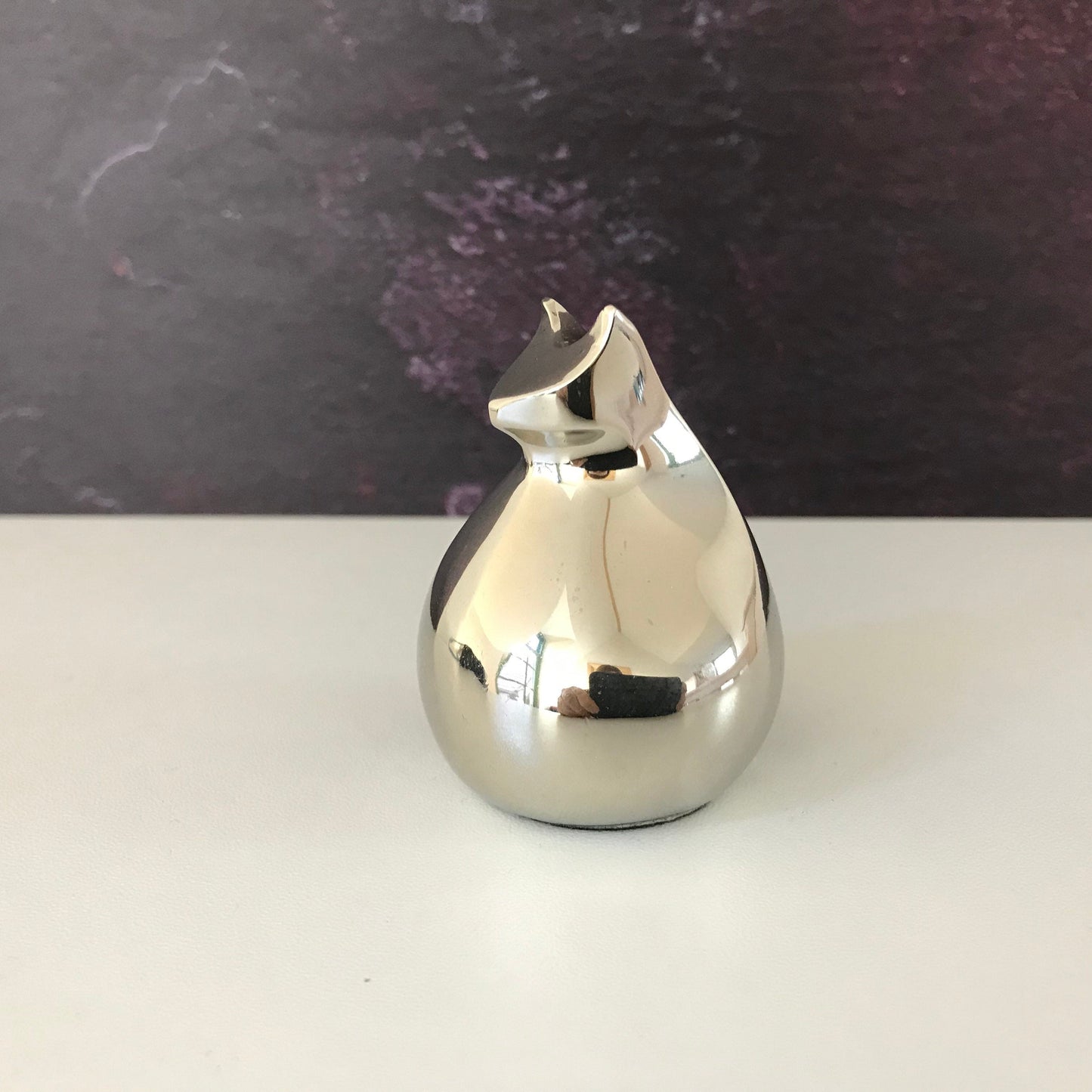 Dansk Designs Cat Boxed Silver Paperweight Scandinavian Swedish Design Retro Vintage