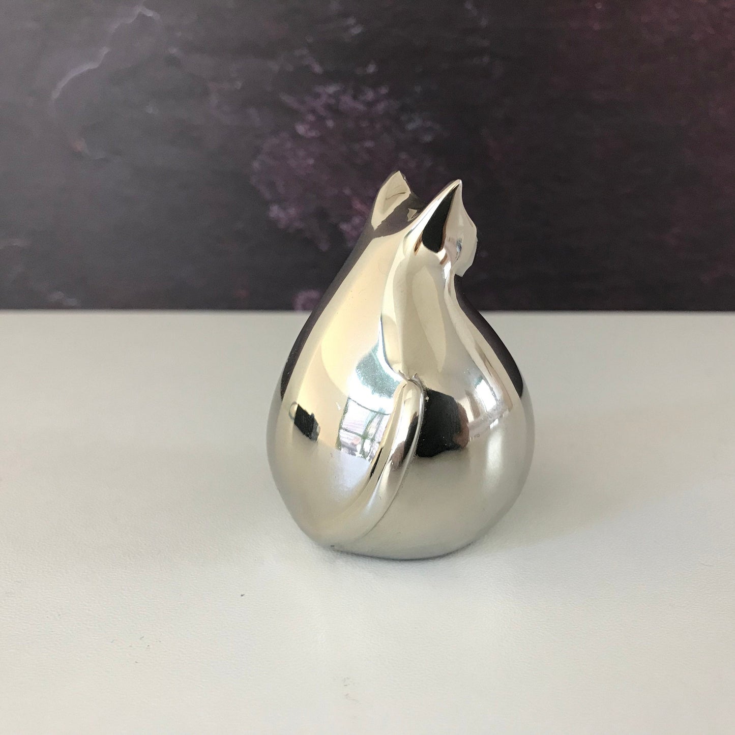 Dansk Designs Cat Boxed Silver Paperweight Scandinavian Swedish Design Retro Vintage