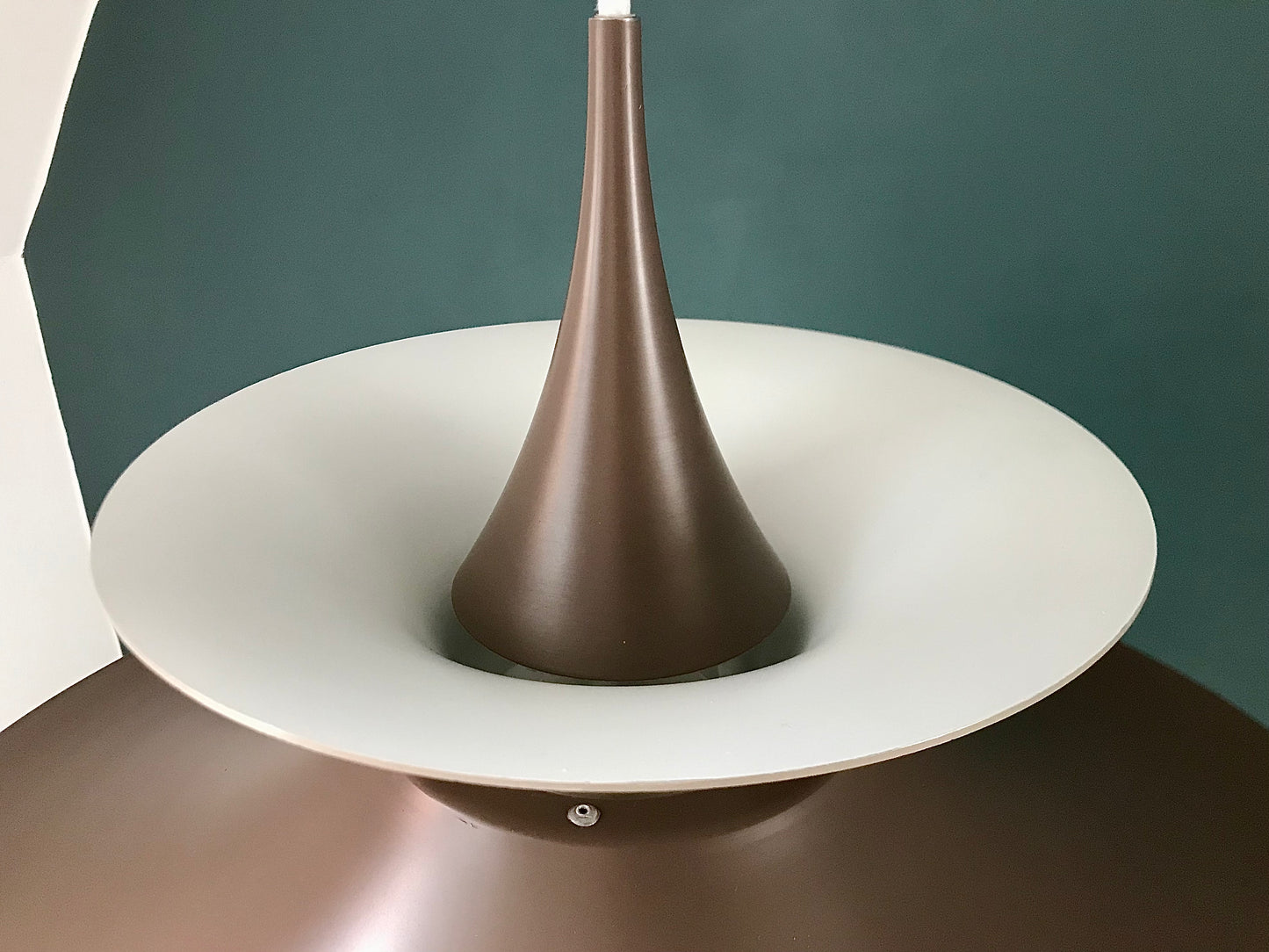 Fog & Morup Radius Danish Latte Brown PH5 Style 1970s Pendant Lamp