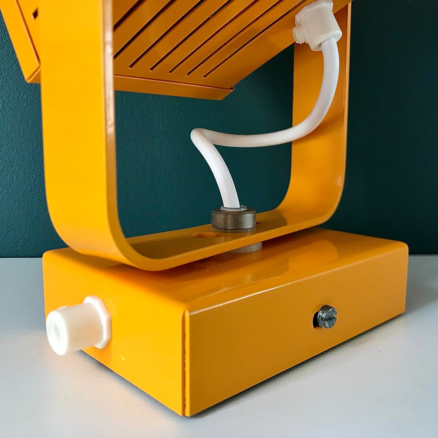 Vintage Danish Finnerup Yellow Spot Light Ceiling Wall Lamp Sconce Industrial