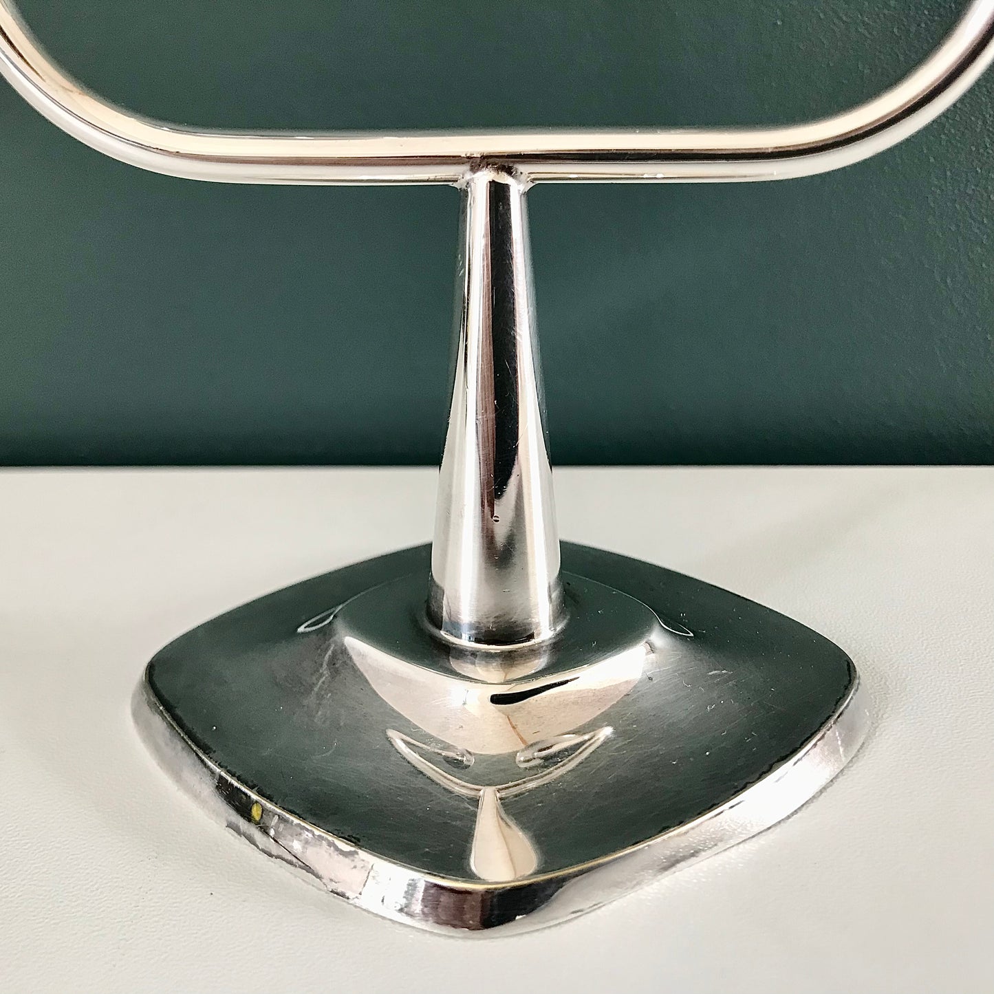 Vintage Danish Silver Candle Holder Candleabra Modernist 1950s 1960s Berg