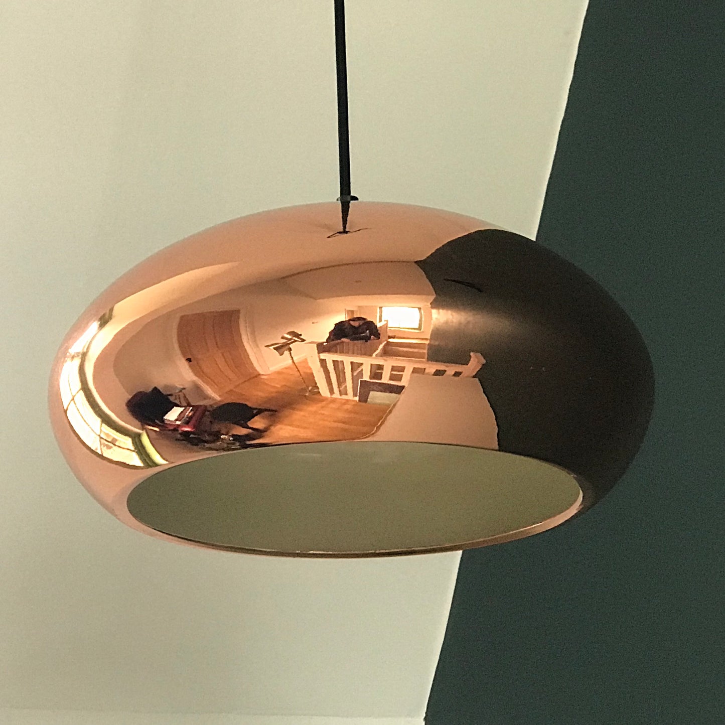 Frandsen Danish Copper Pendant Lamp Ceiling Light Retro