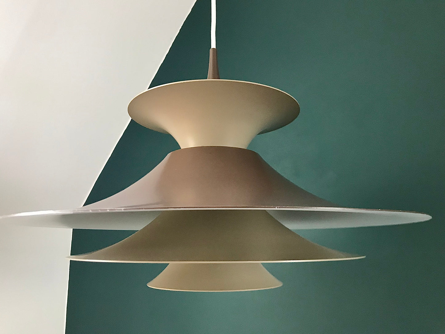 Fog & Morup Radius Danish Latte Brown PH5 Style 1970s Pendant Lamp