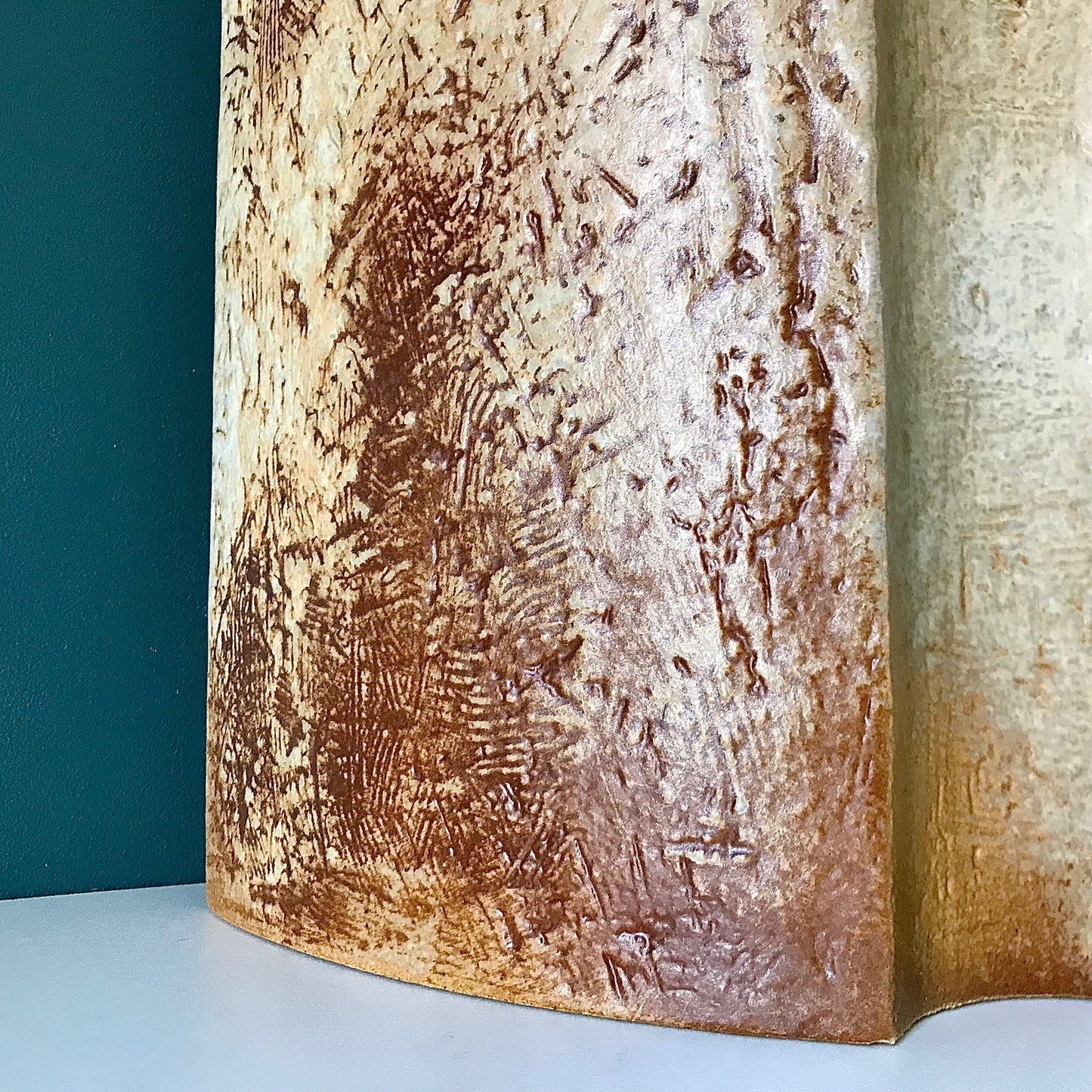 HUGE Soholm Haico Nietsche Danish Table Lamp Brutalist 1960s 1970s LARGEST SIZE 1219-3
