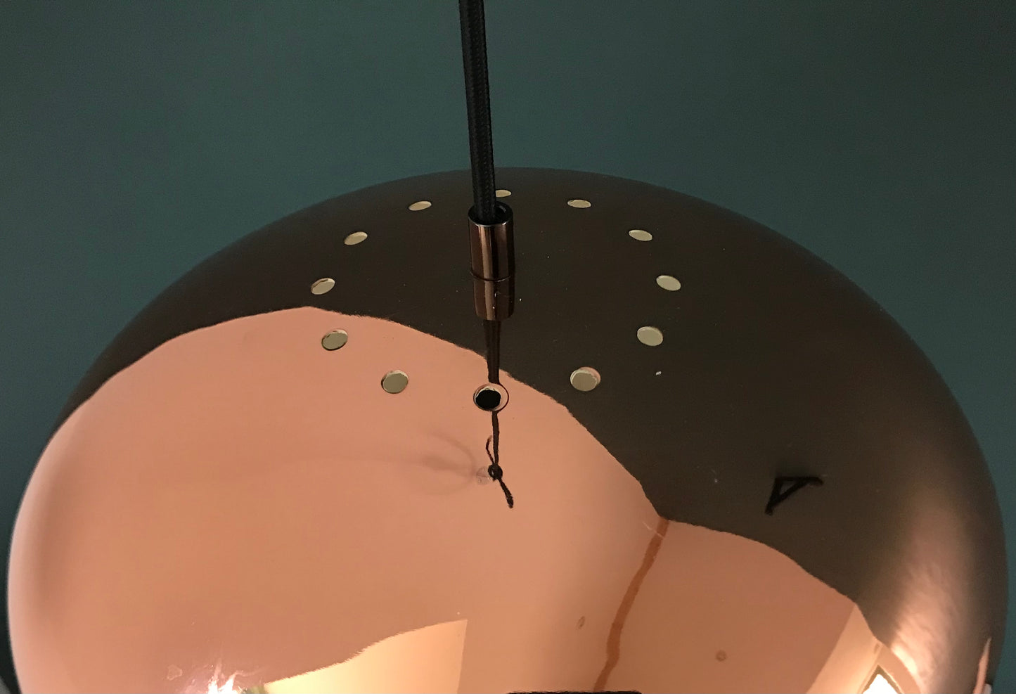 Frandsen Danish Copper Pendant Lamp Ceiling Light Retro