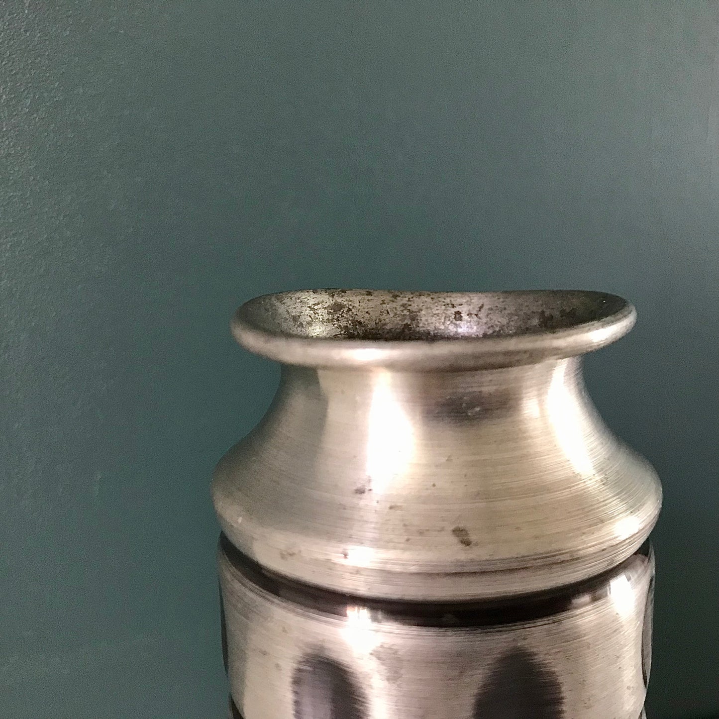Vintage Norwegian Norway Pewter Vase Bud Stem 1950s 1960s