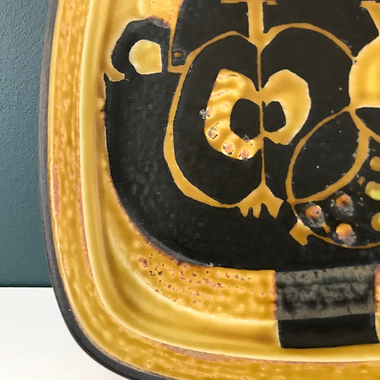 Royal Copenhagen Baca Danish Apple Yellow Serving Dish Joanne Gerber Scandinavian Pottery