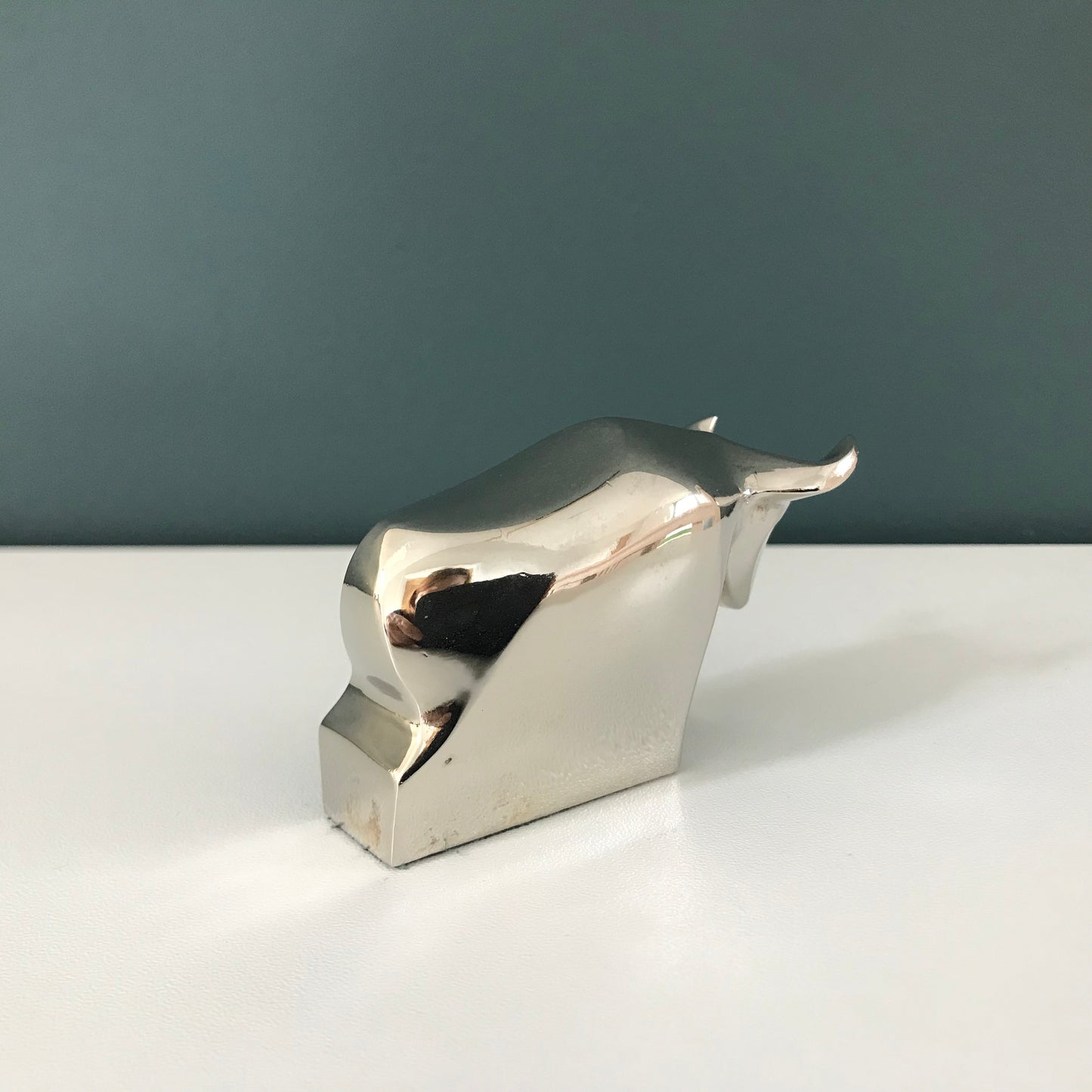 Dansk Designs Bull Paperweight Silver Danish Swedish Style Office Work Gifts Presents