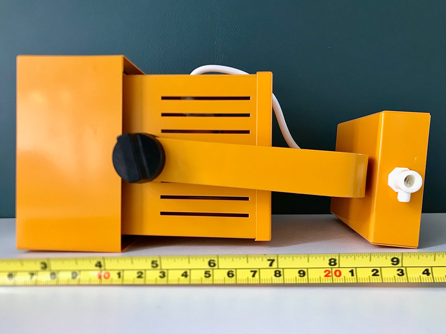 Vintage Danish Finnerup Yellow Spot Light Ceiling Wall Lamp Sconce Industrial