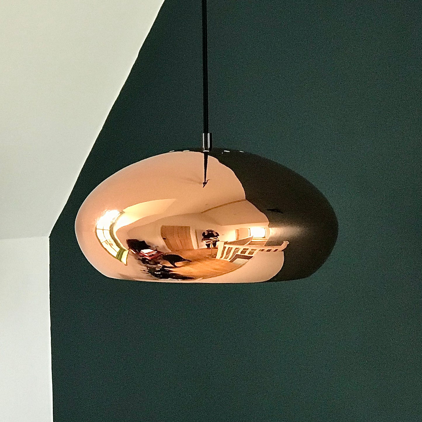 Frandsen Danish Copper Pendant Lamp Ceiling Light Retro