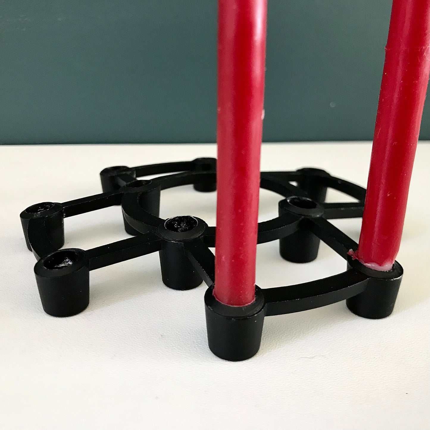 Vintage Danish Iron Candle Holder Aida Kronborg Designs Modern