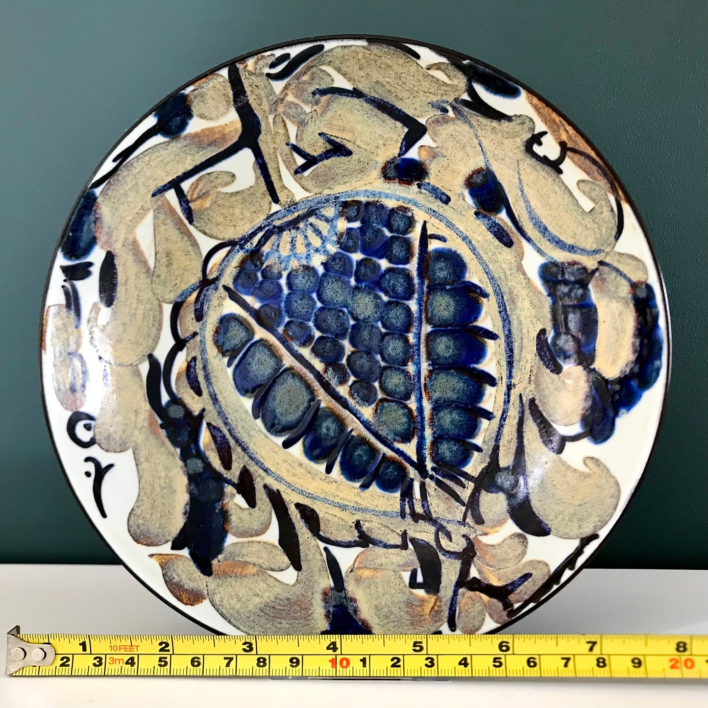 Royal Copenhagen Danish Blue Fruit Design Bowl Ceramic Dish Scandinavian Pottery