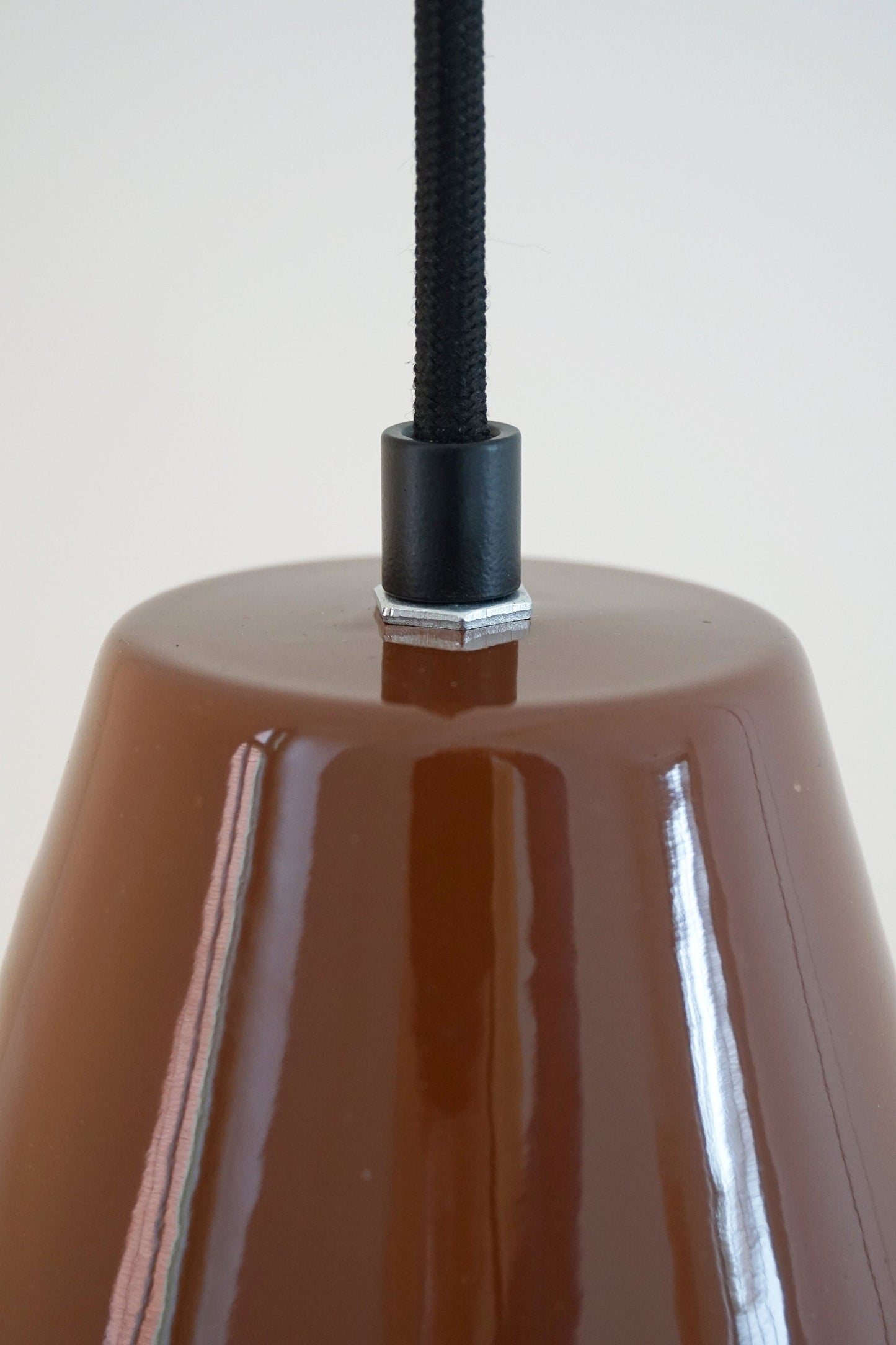 Louis Poulsen Danish Enamel Pendant Workshop Ceiling Lamp 1970s Industrial Design