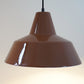 Louis Poulsen Danish Enamel Pendant Workshop Ceiling Lamp 1970s Industrial Design