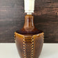 Soholm Pottery Caramel Amber Danish Table Lamp 1960s Retro Scandinavian 1025 (4)