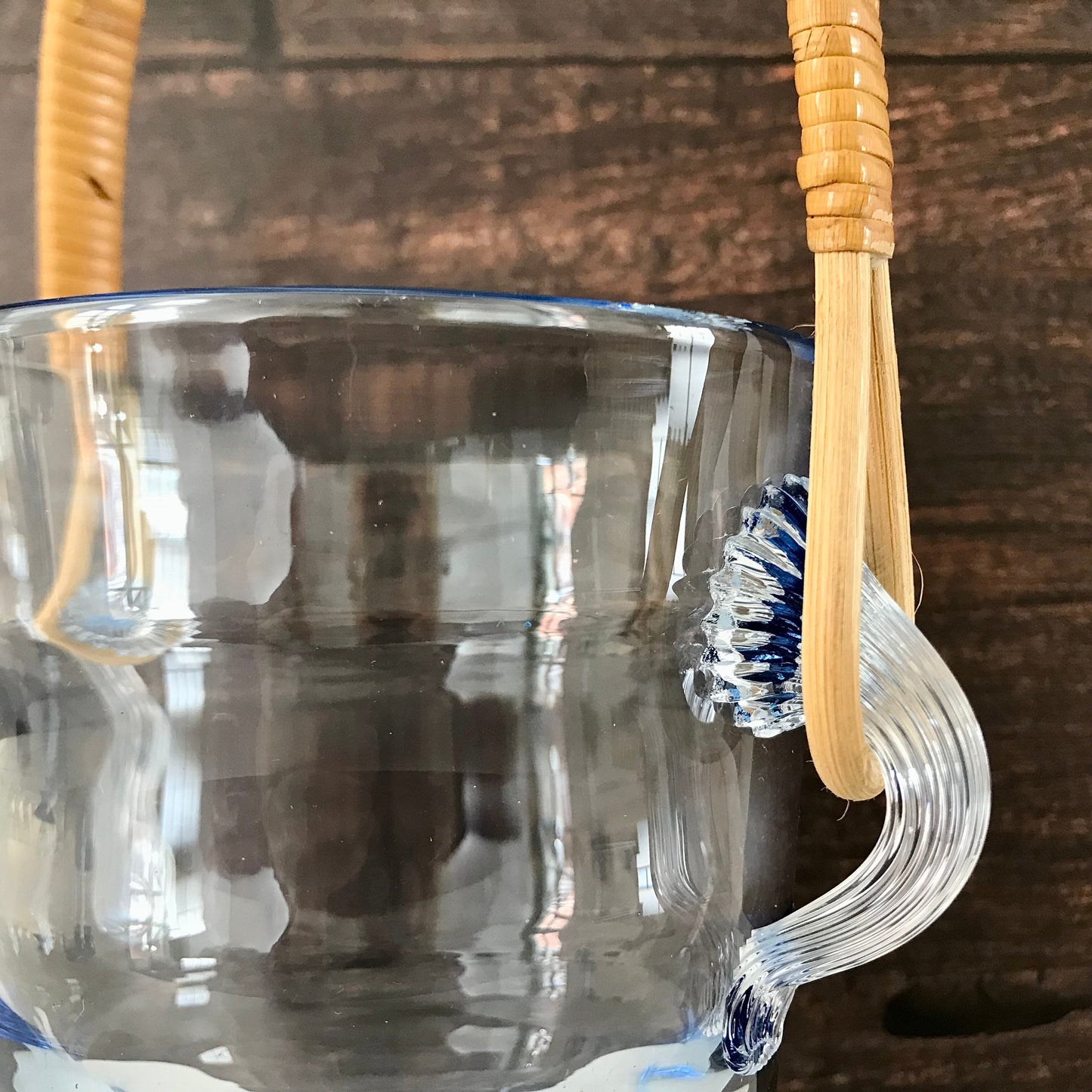 Holmegaard Denmark Danish Akva Glass Ice Bucket Retro Vintage Mens Dads Gift Present